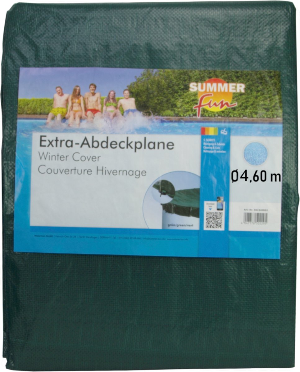 Summer fun summer-fun-winterzwembadhoes-rond-460-cm-pvc-groen