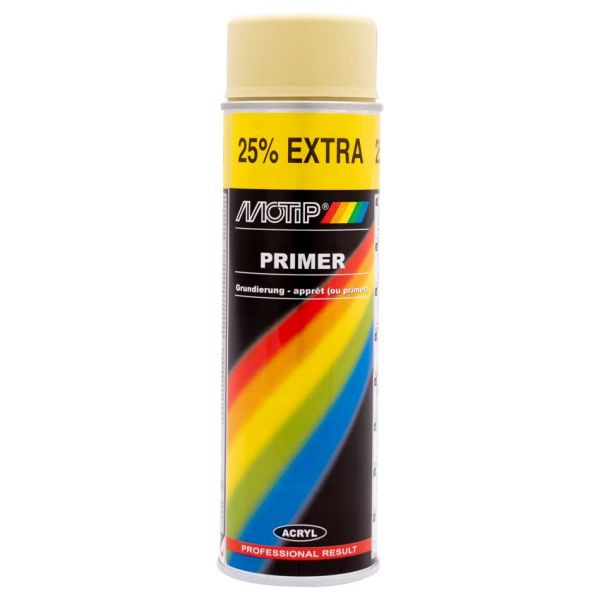 Primer geel, bus 500 ml. motip