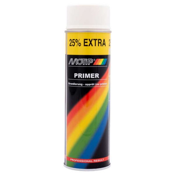 Primer wit, bus 500 ml. motip