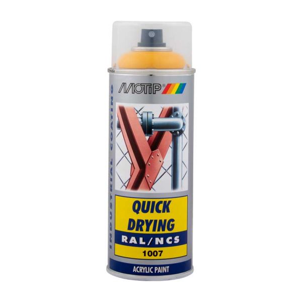 Industrial ral1007 400 ml. motip