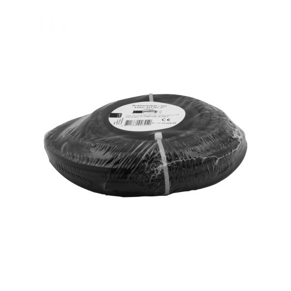 Huishoudkabel 3x1.0 zwart 10 meters