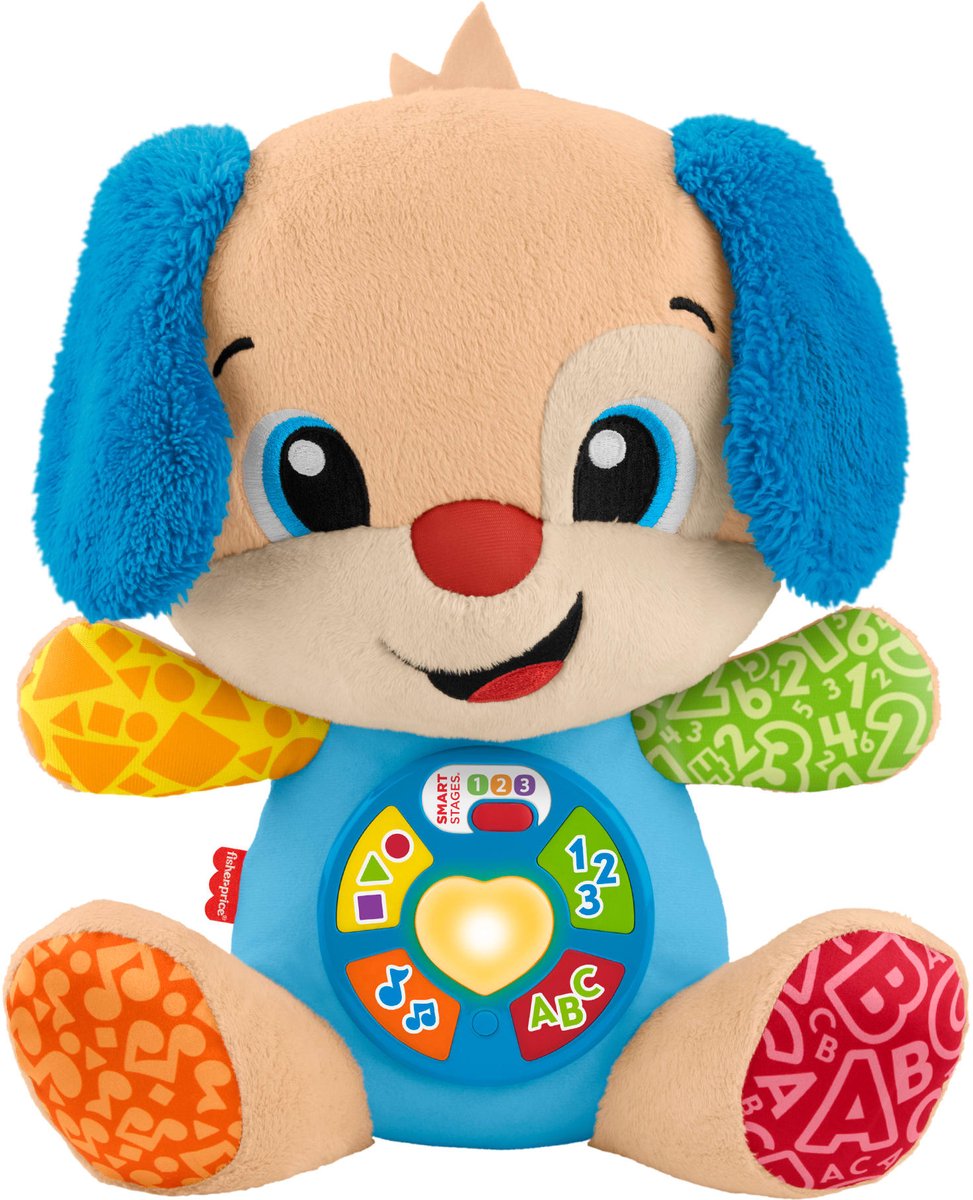 Fisher-price leerplezier meegroeispeelgoed puppy - muzikale knuffel
