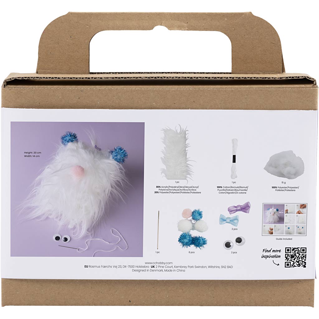 Creativ company http: www.cchobby.nl mini-hobbyset-naaien-monster-diverse-kleuren-1-doos