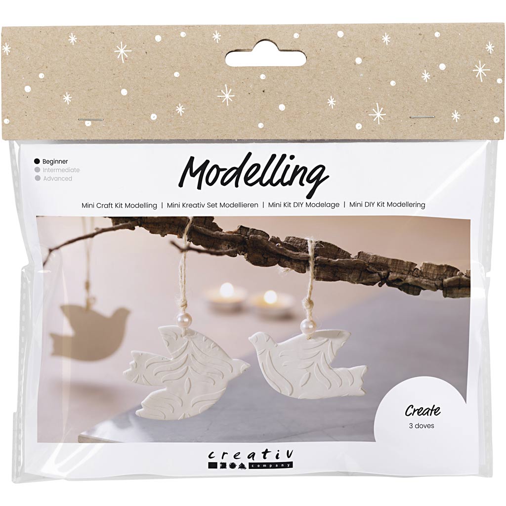 Creativ company https: www.cchobby.nl mini-hobbyset-boetseren-duiven-off-white-1-doos