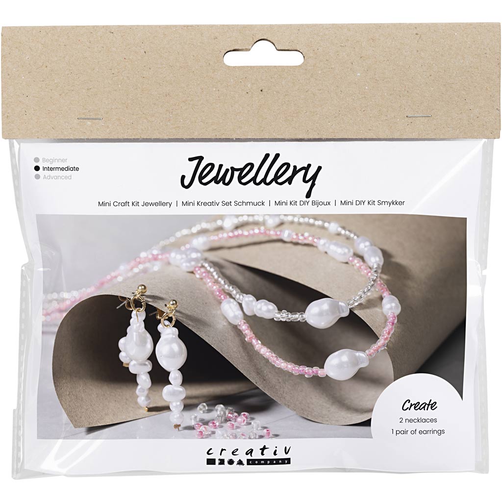 Creativ company https: www.cchobby.nl mini-hobbyset-sieraden-halskettingen-en-oorbellen-glans-1-doos