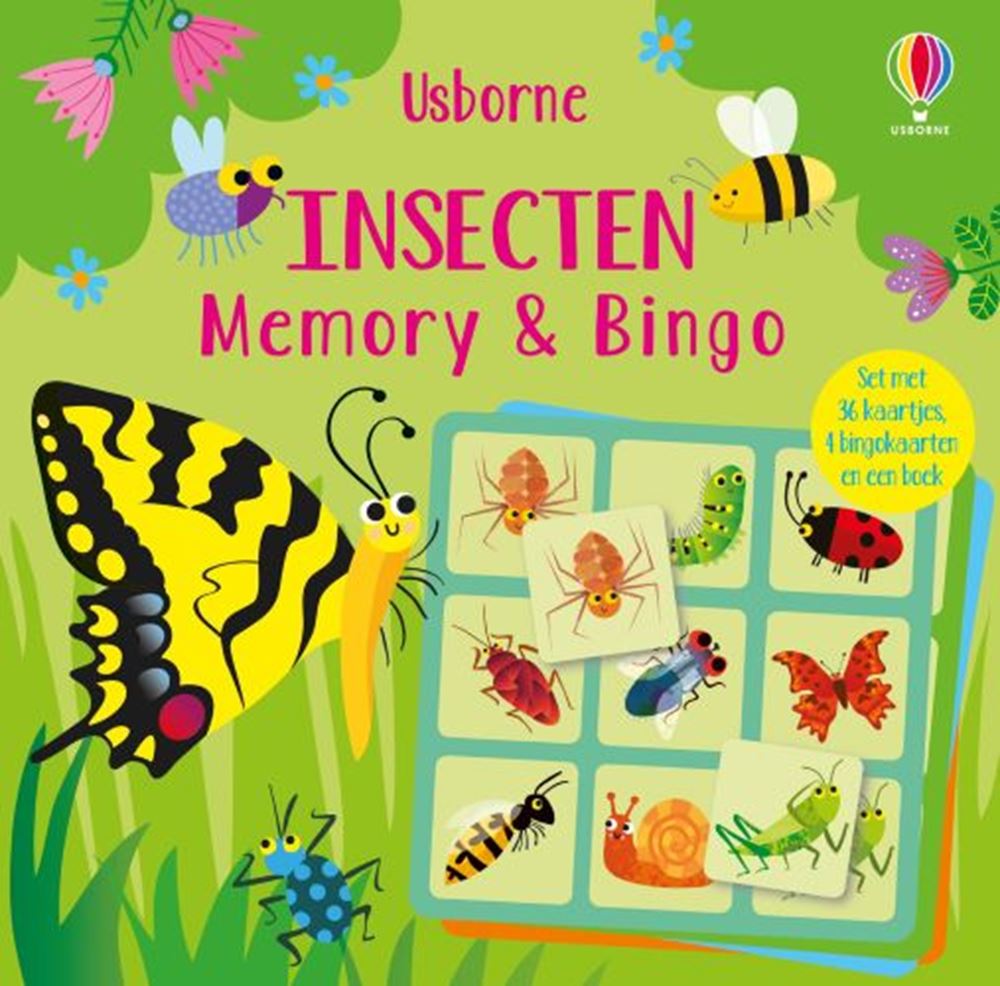 Memory en bingo insecten. 3+