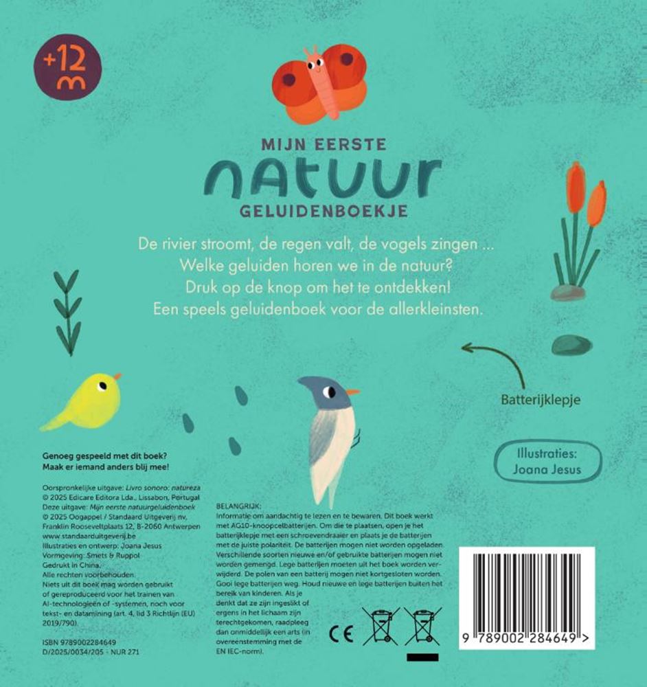 Mijn eerste natuurgeluidenboekje 1+