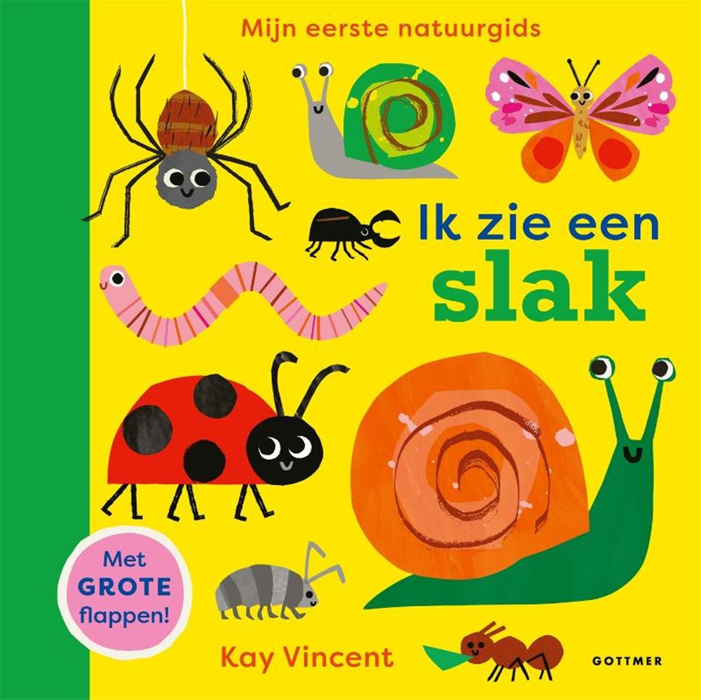 Ik zie een slak. kartonboek. 1+