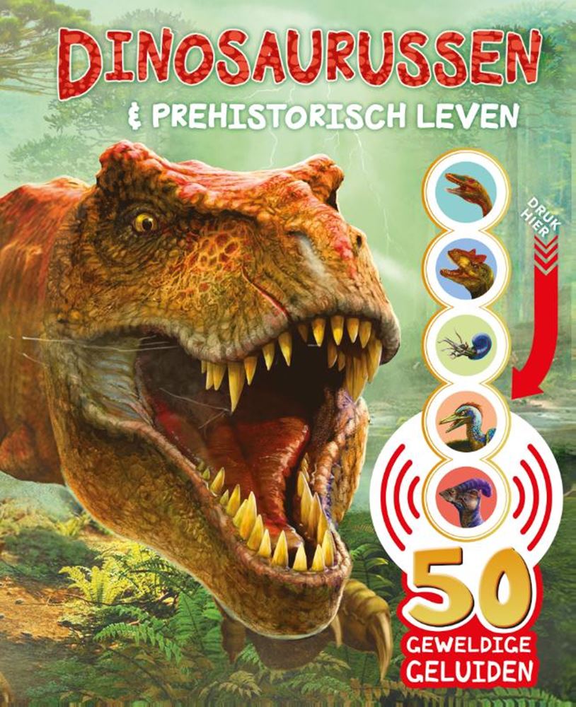 Dinosaurussen prehistorisch leven. gel