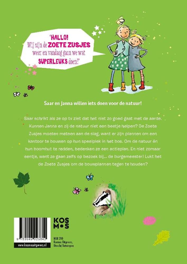 Centraal boekhuis de zoete zusjes helpen de natuur
