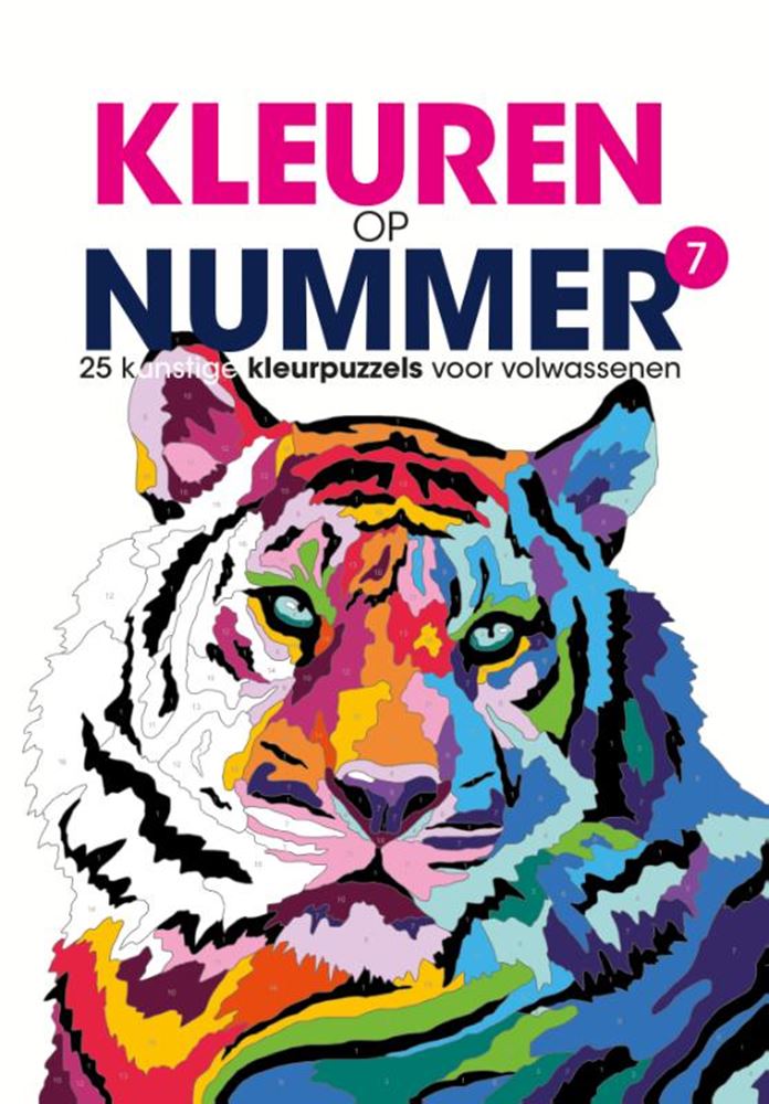 Kluitman kleuren op nummer 7. 25 kunstige kleurpu