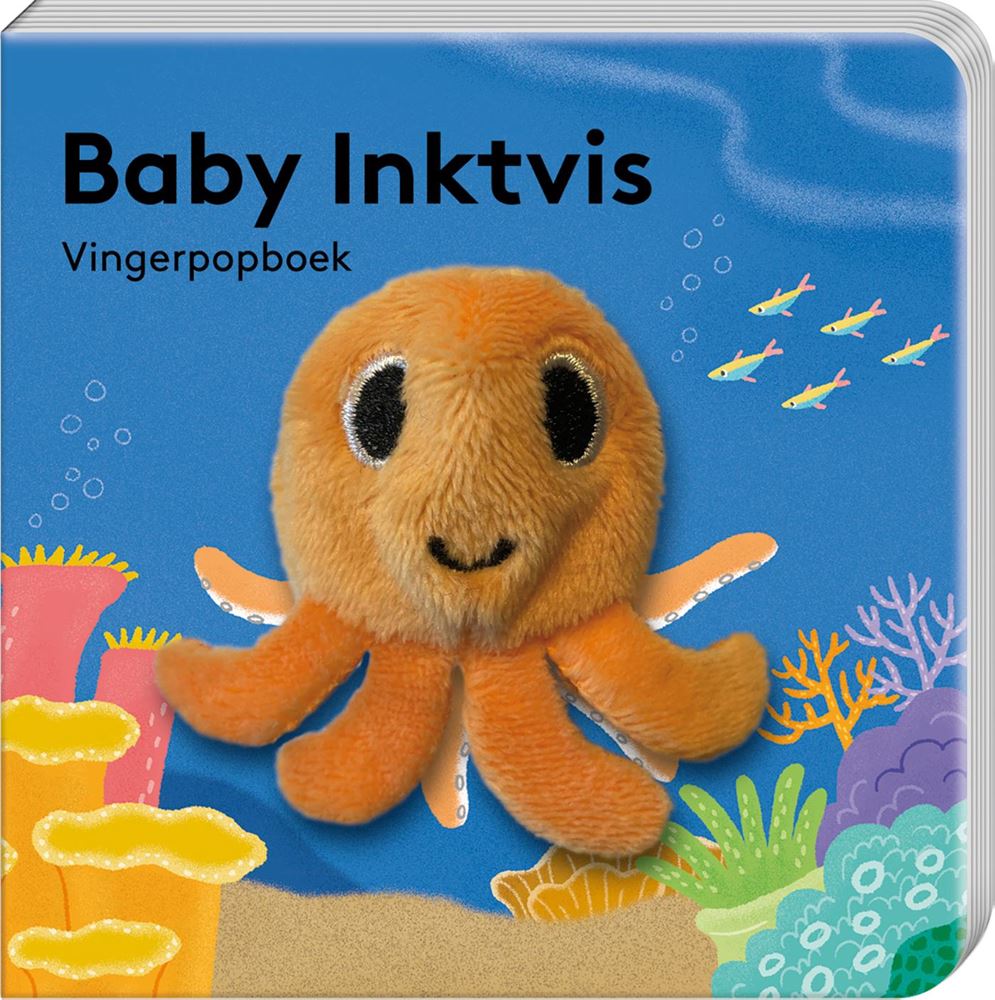 Vingerpopboekje baby inktvis. 1+