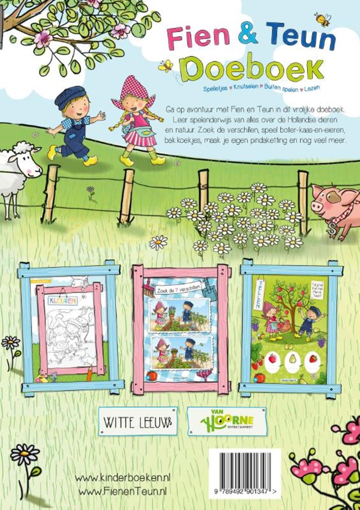 Wpg uitgevers fien teun doeboek. 2+