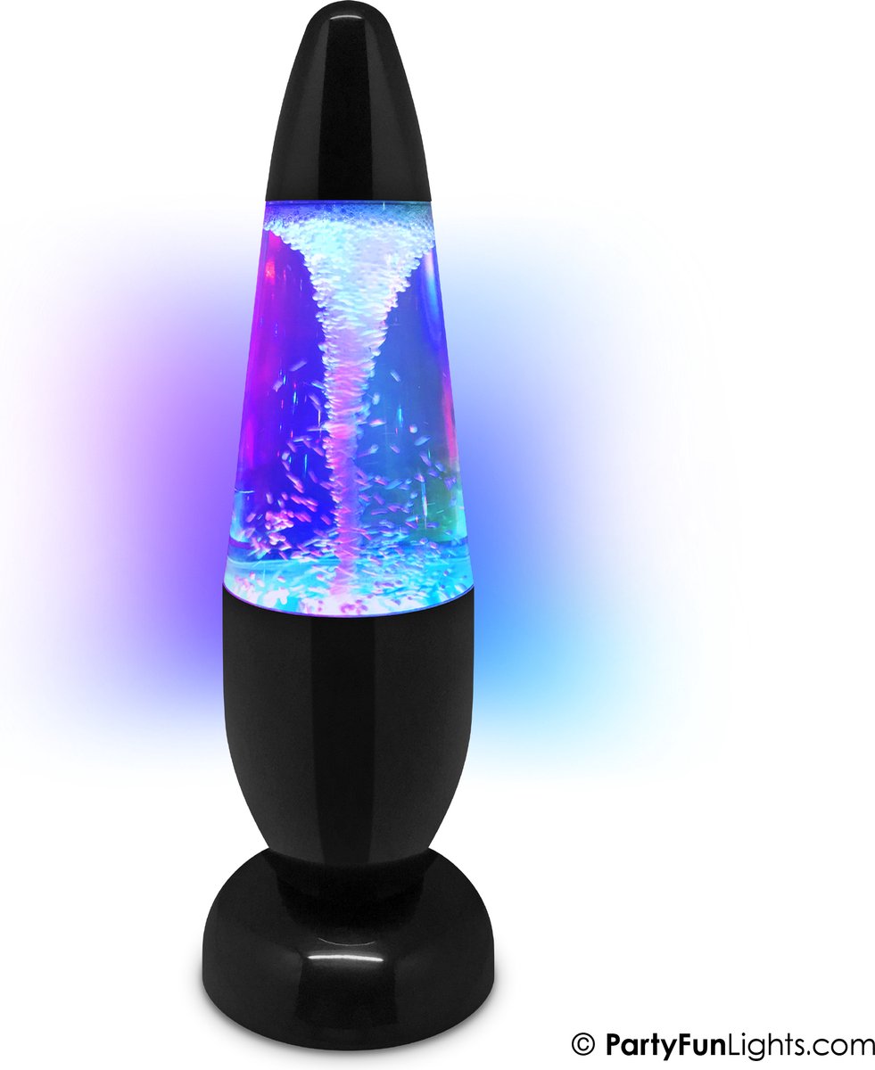Partyfunlights - tornado glitter lamp - led - usb en batterijen