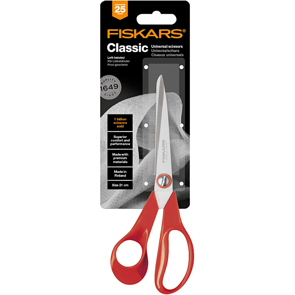 Fiskars https: www.cchobby.nl -klassieke-universele-schaar-l-21-cm-linkshandig-1-stuk