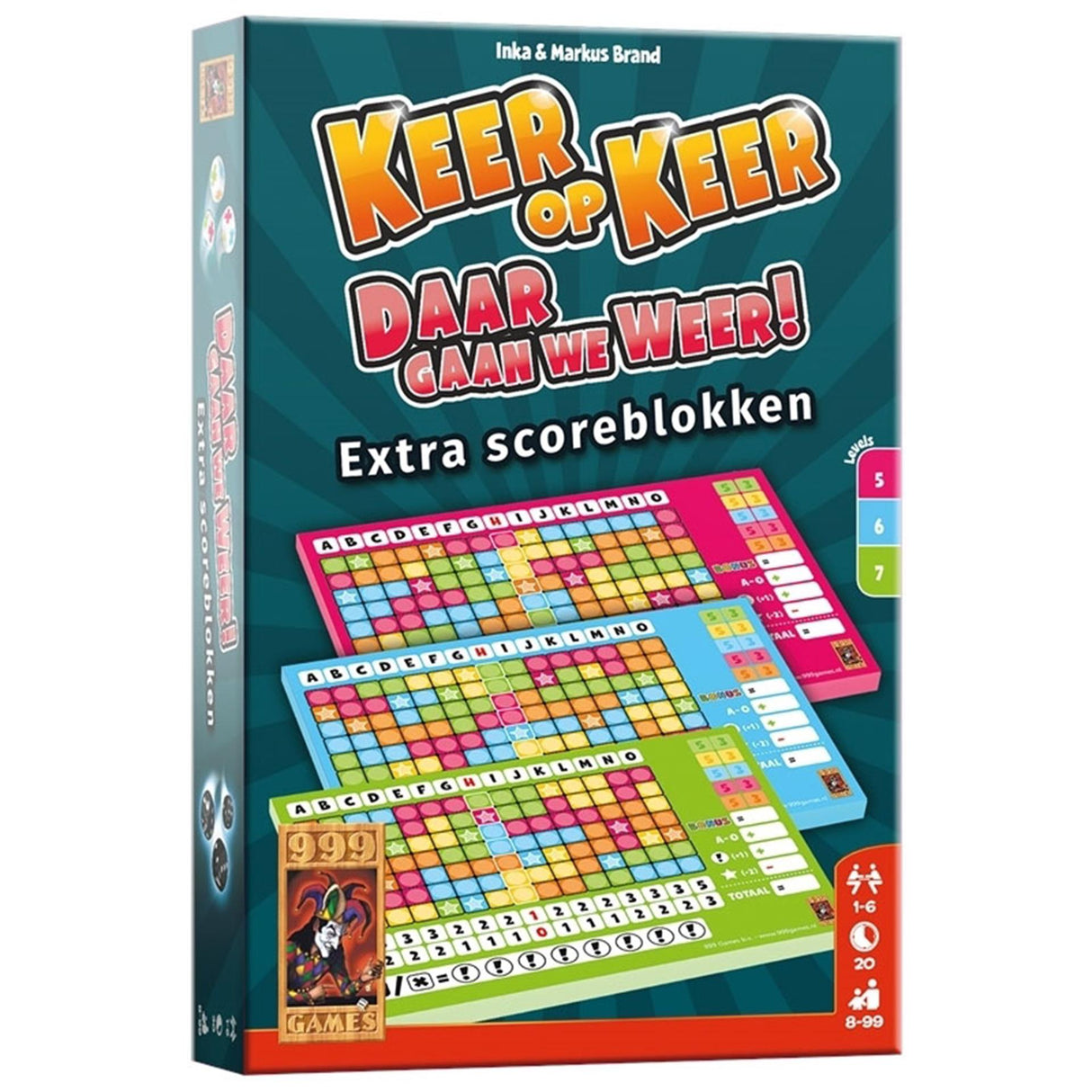 999games keer op keer scoreblok level 5 6 7