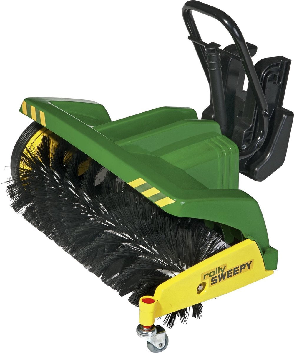 Rolly toys - john deere serie - zamiatarka - traktor - groene kleur
