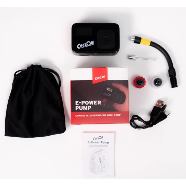 Cyclon elektrische pomp e-power pump 8,3bar zwart
