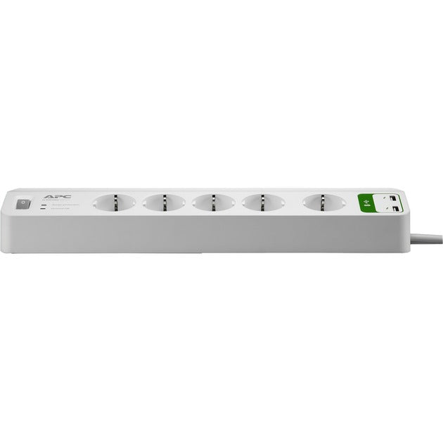 APC Stekkerdoos met overspanningsbeveiliging (+USB)