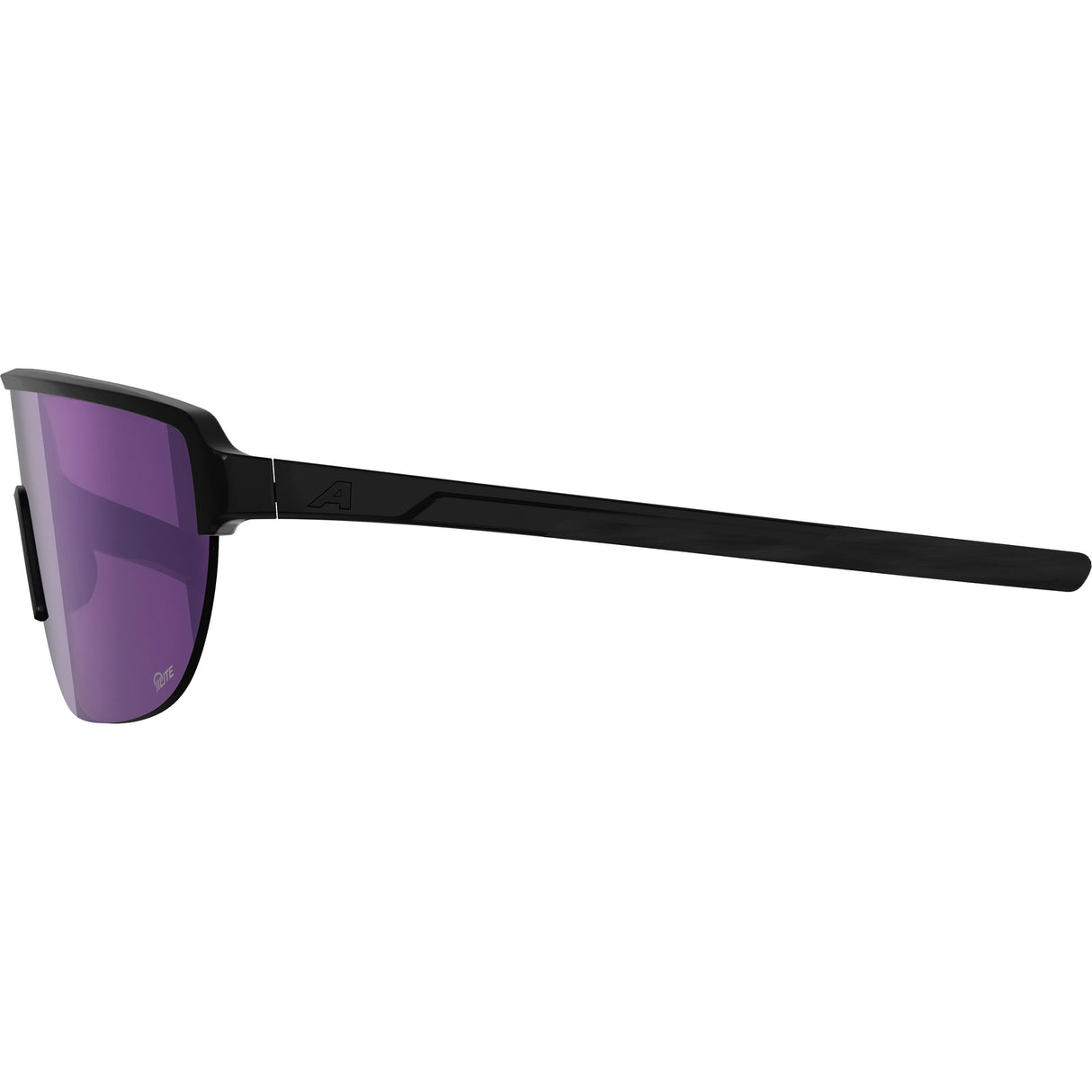 Olympic sportswear alpina sports sportbril ram 2.0 q-lite paars sp. glans zwart