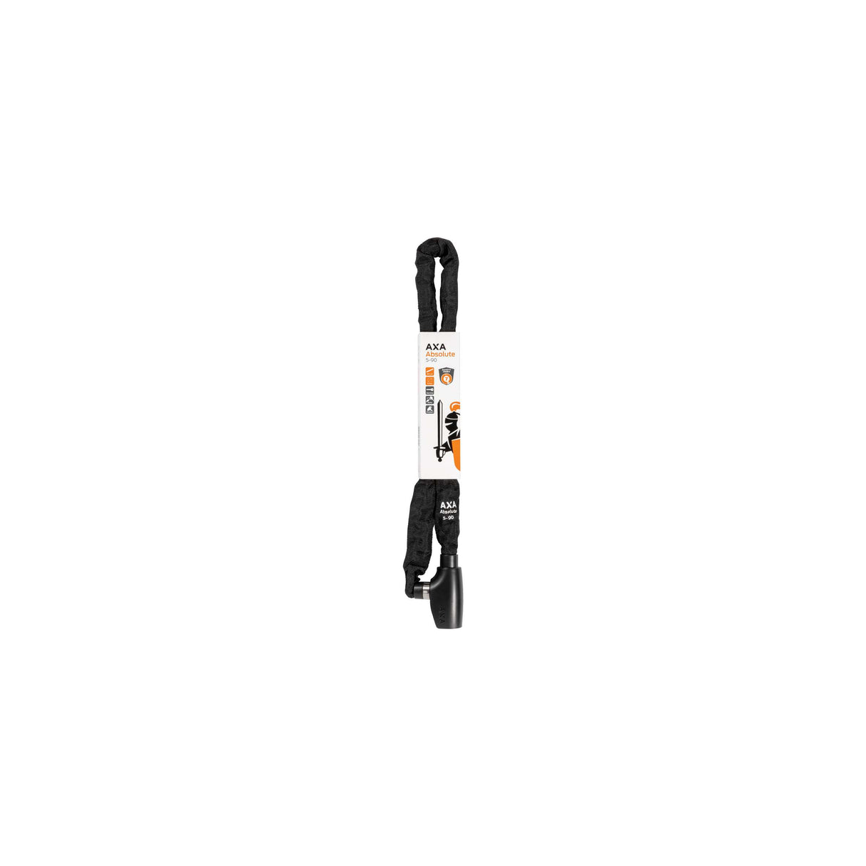 Axa kettingslot absolute 5-90cm zwart
