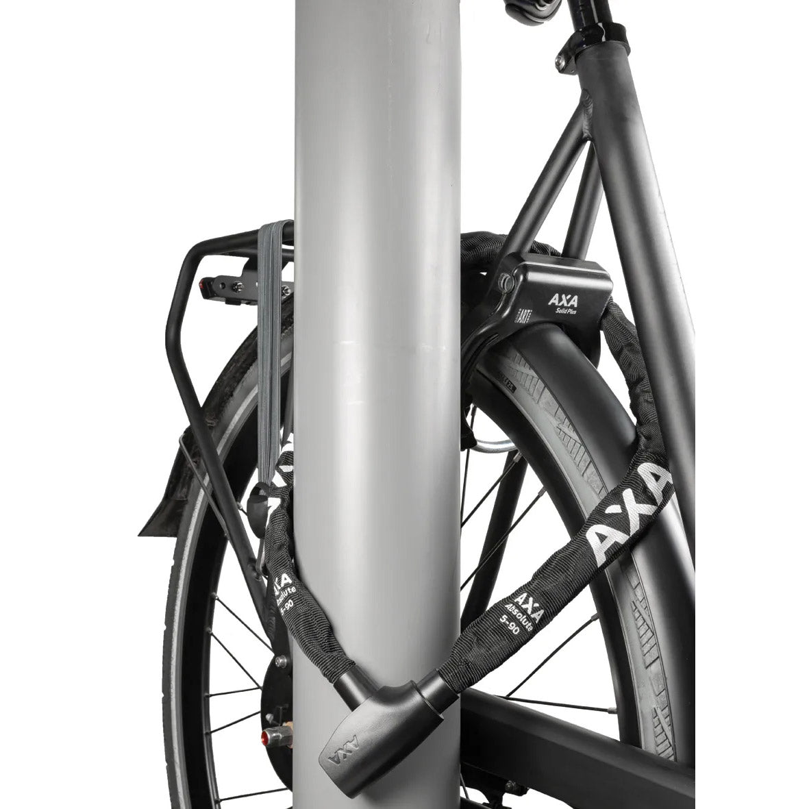 Axa kettingslot absolute 5-90cm zwart