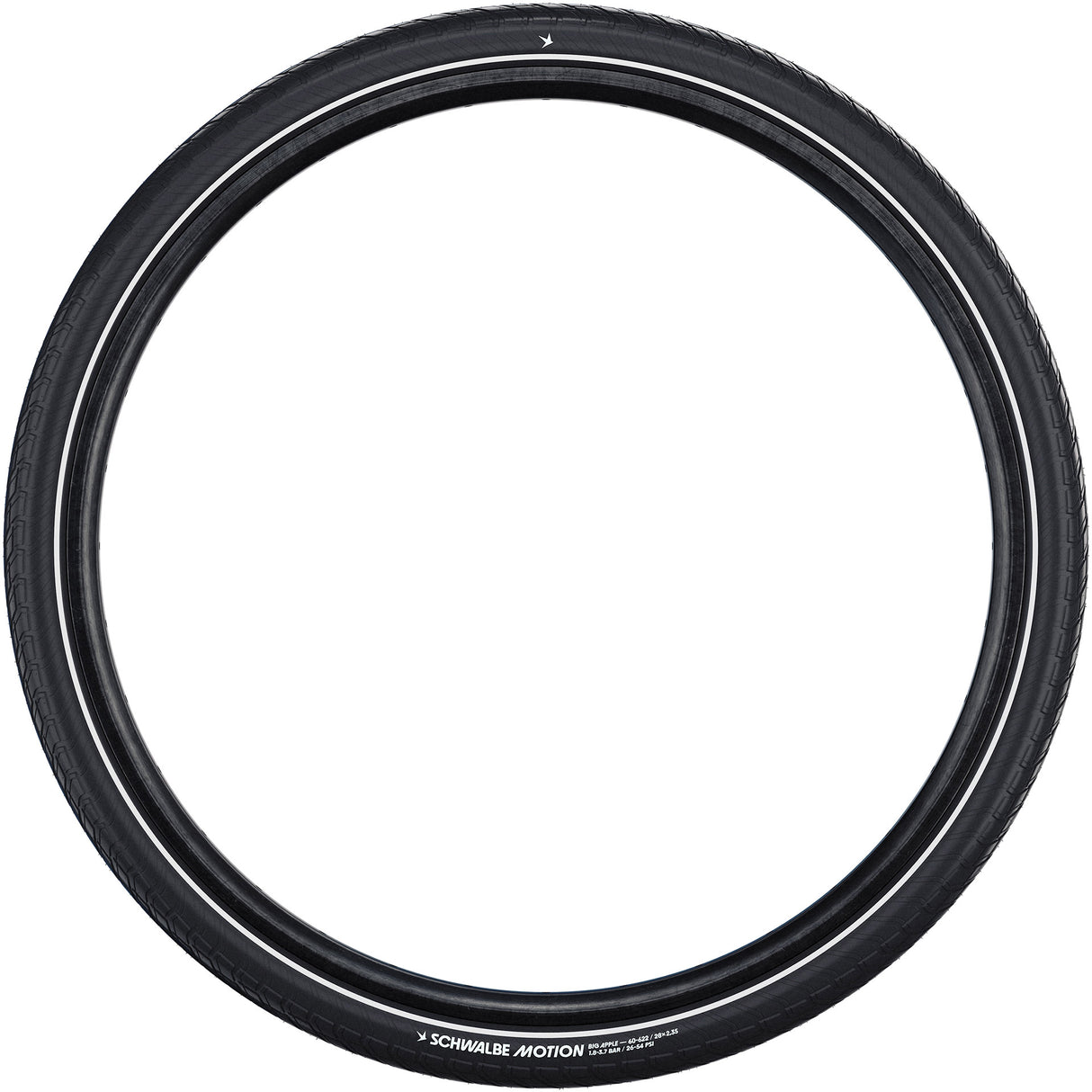 Schwalbe benelux b.v. schwalbe draadband motion big apple 50-254 +r zwart
