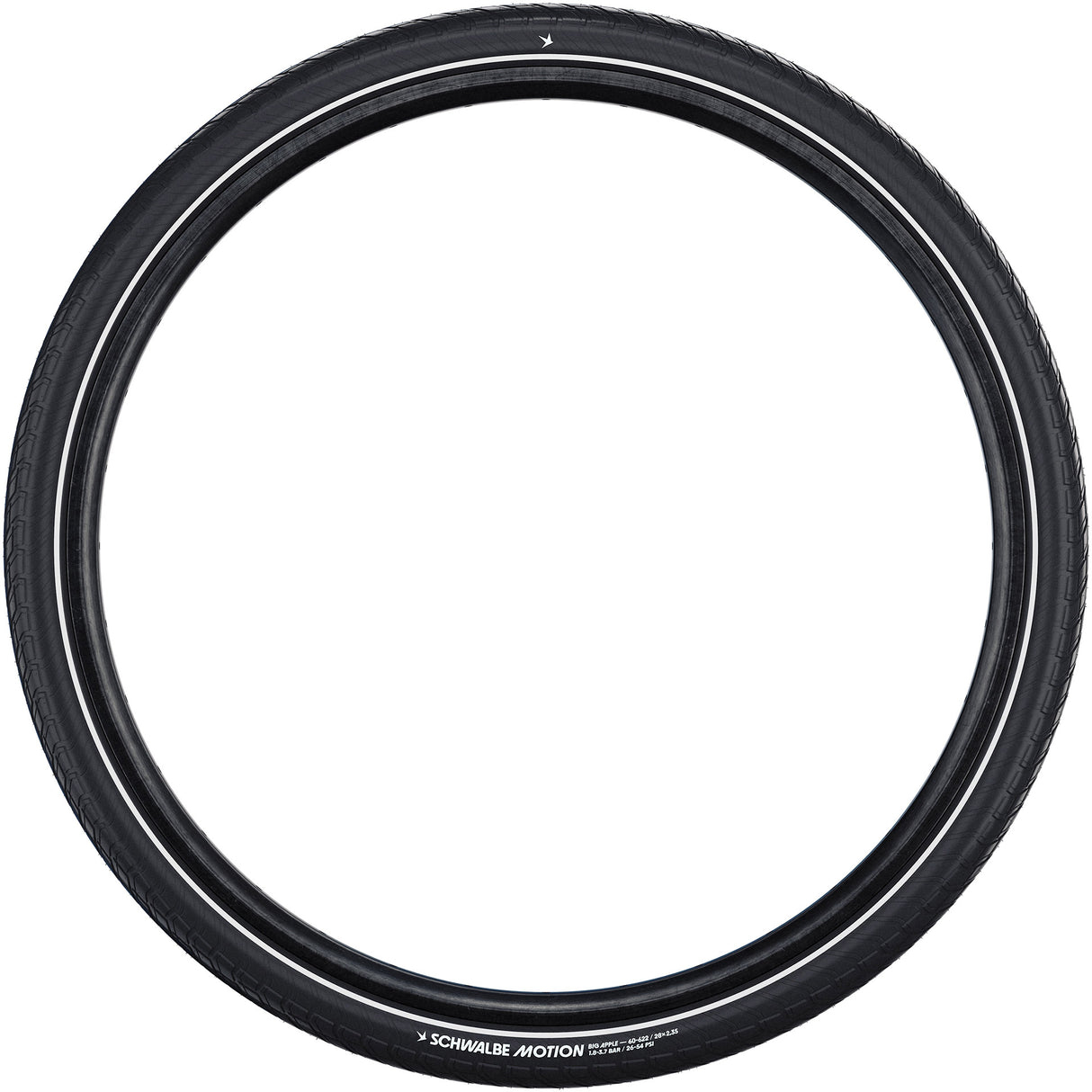 Schwalbe benelux b.v. schwalbe draadband motion big apple 50-507 +r zwart