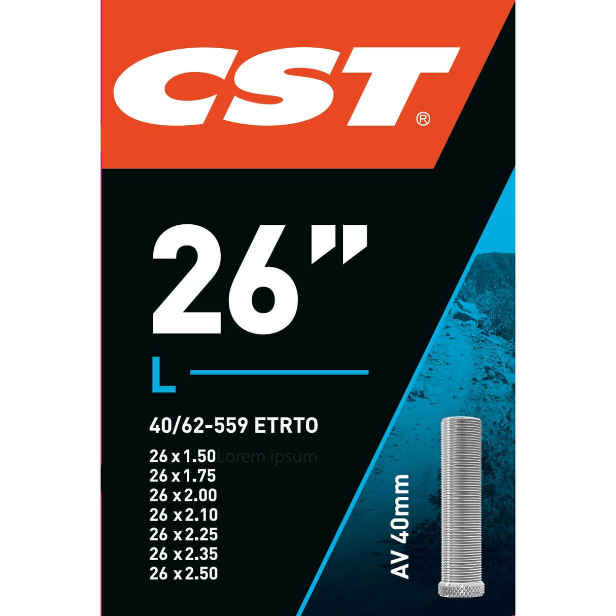 CST Binnenband av13 26 inch 40 62-559 av 40 mm 071301