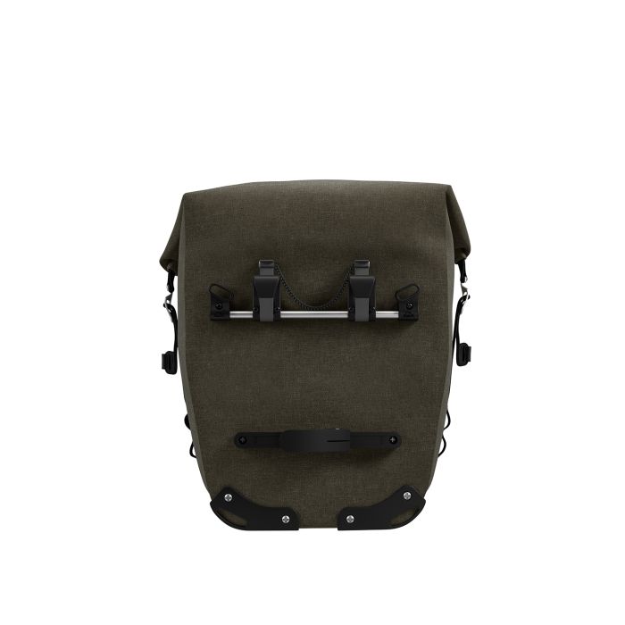 Brooks scape pannier - large (18-22l) - mud green