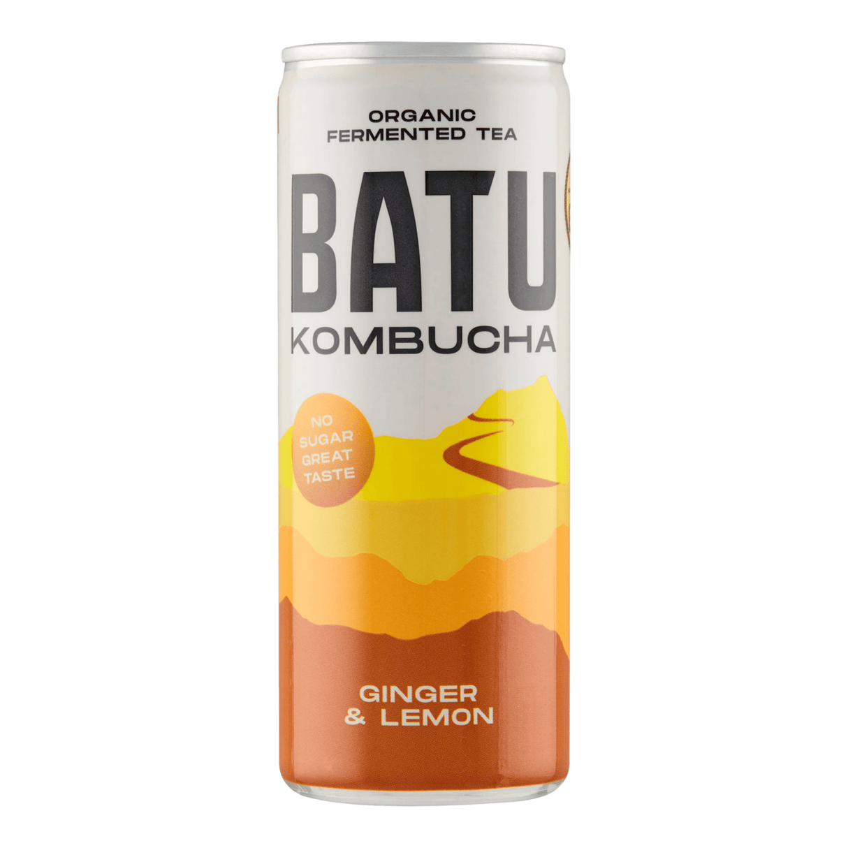 Batu kombucha ginger lemon blik (12x 25cl)
