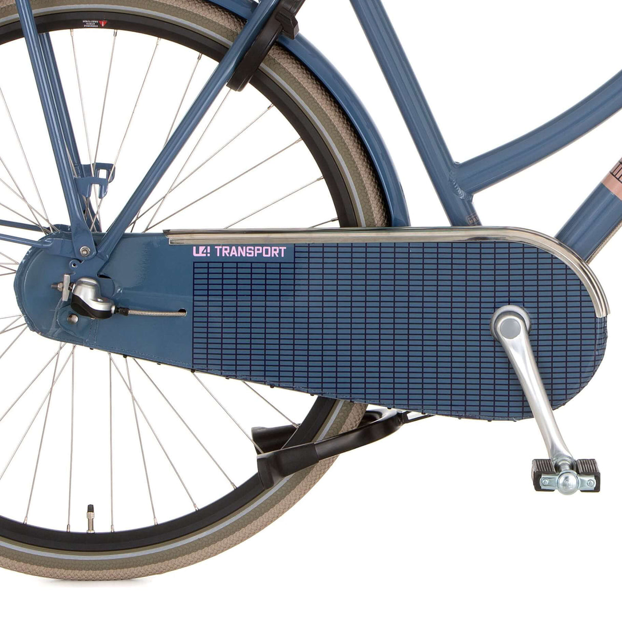 Cortina kettingkast lakdoek U4 dull blue 3v