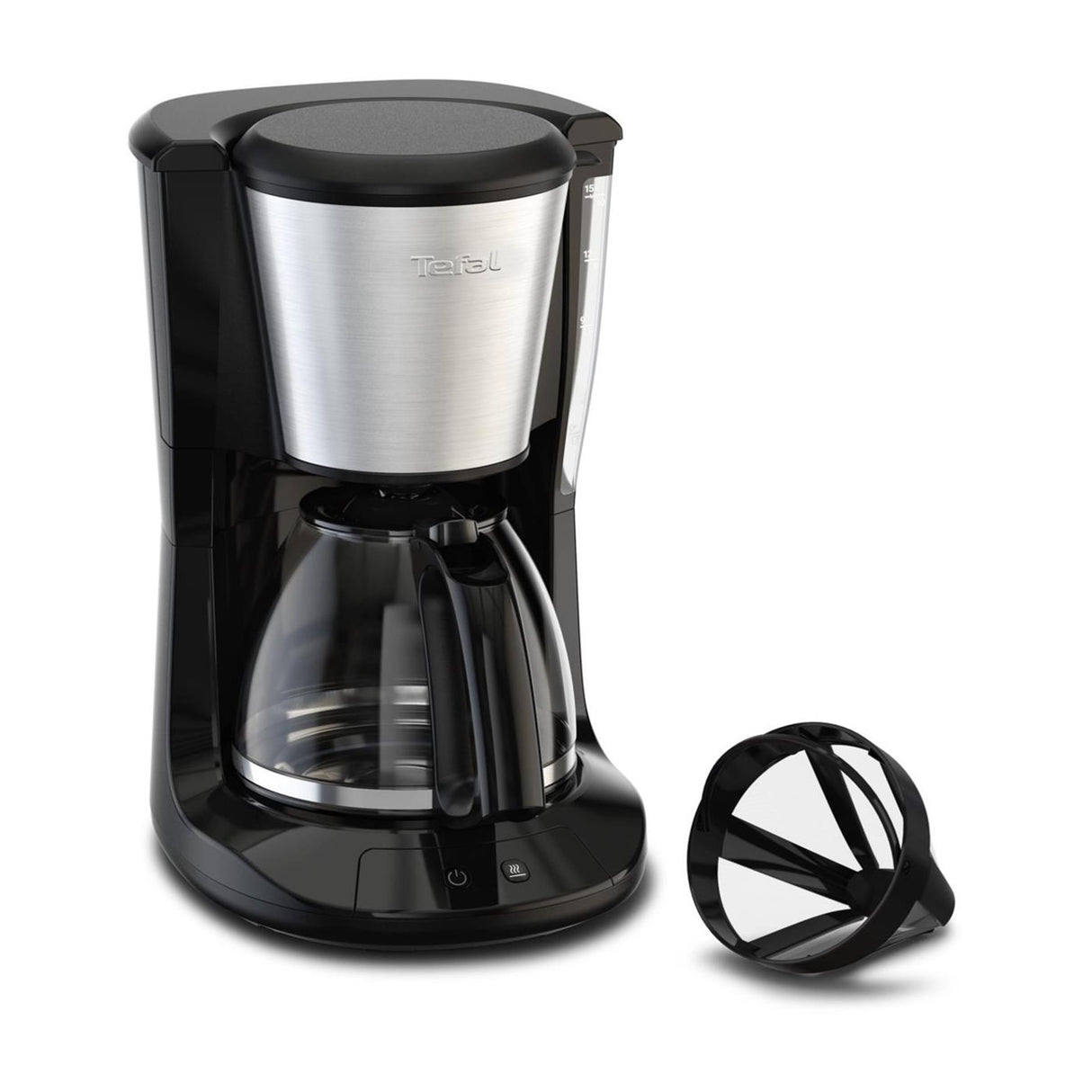Tefal subito rvs koffiezetter 1,25l