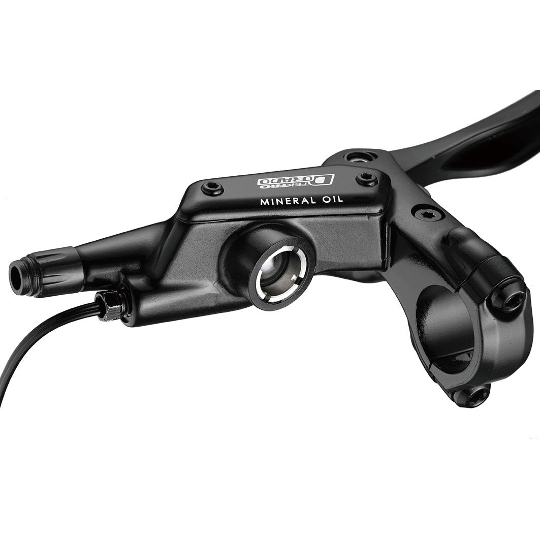 Tektro dorado hd-e710f hydraulische remgreep links met sensorkabel zw