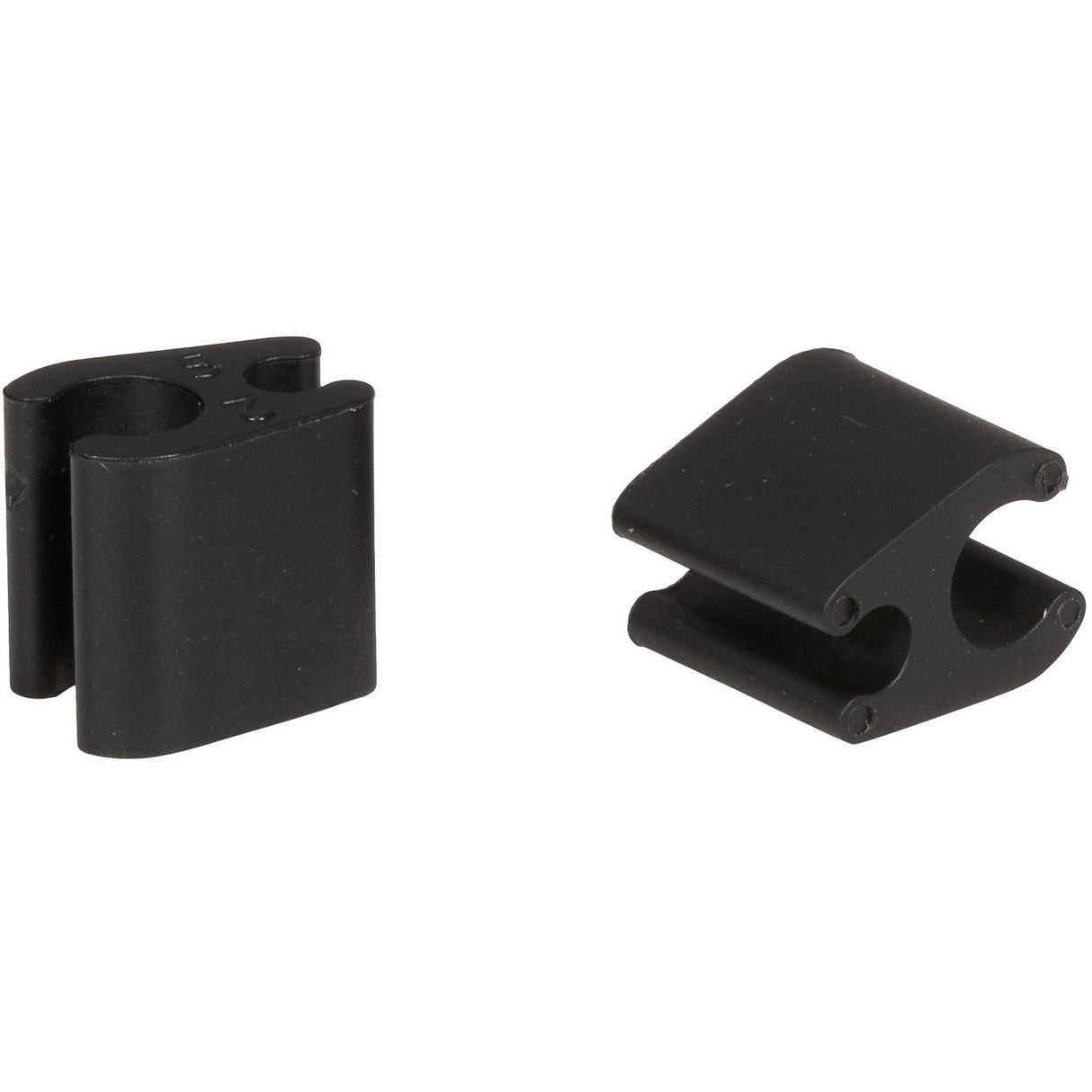 Elvedes kabelclips duo 4,1+4,1mm zwart (10st)