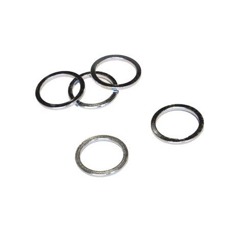 Vwp balhoofdtussenring spacer alu 3mm 1.1 8 zilver p 5