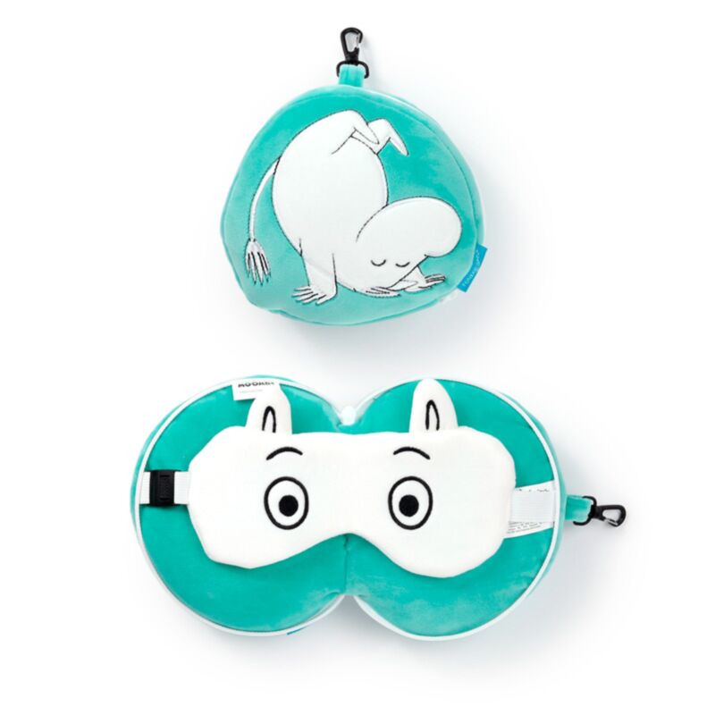Union relaxeazzz moomin rond reiskussen slaapmasker