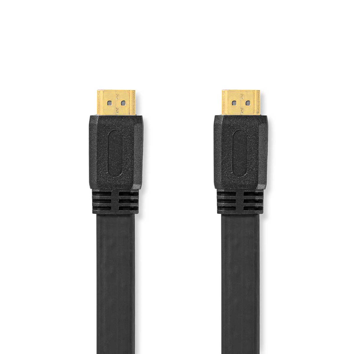 Nedis high speed ??hdmi™-kabel met ethernet | hdmi™ connector | hdmi™ connector | 4k@30hz | 10.2 gbps | 1.50 m | plat | pvc | zwart | label - cvgl34100bk15