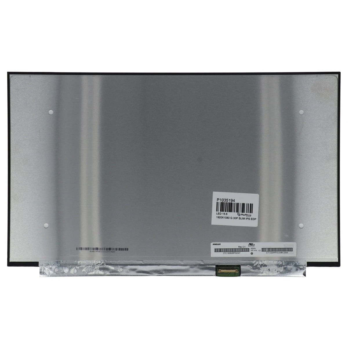15.6 inch lcd scherm 1920x1080 glans 30pin edp, ips