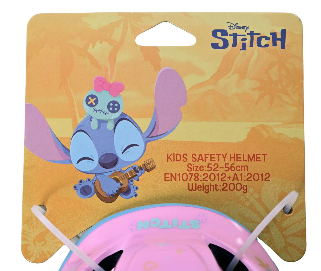 Volare fietshelm stitch roze 52-56cm - 200gr.