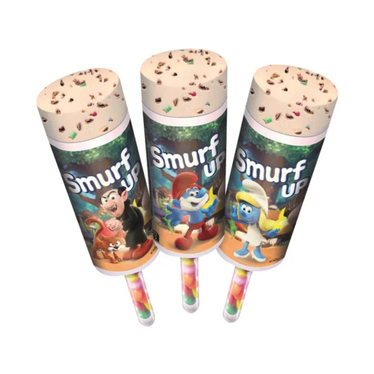 Domini smurfen pushup ijsje (24x 80 ml)