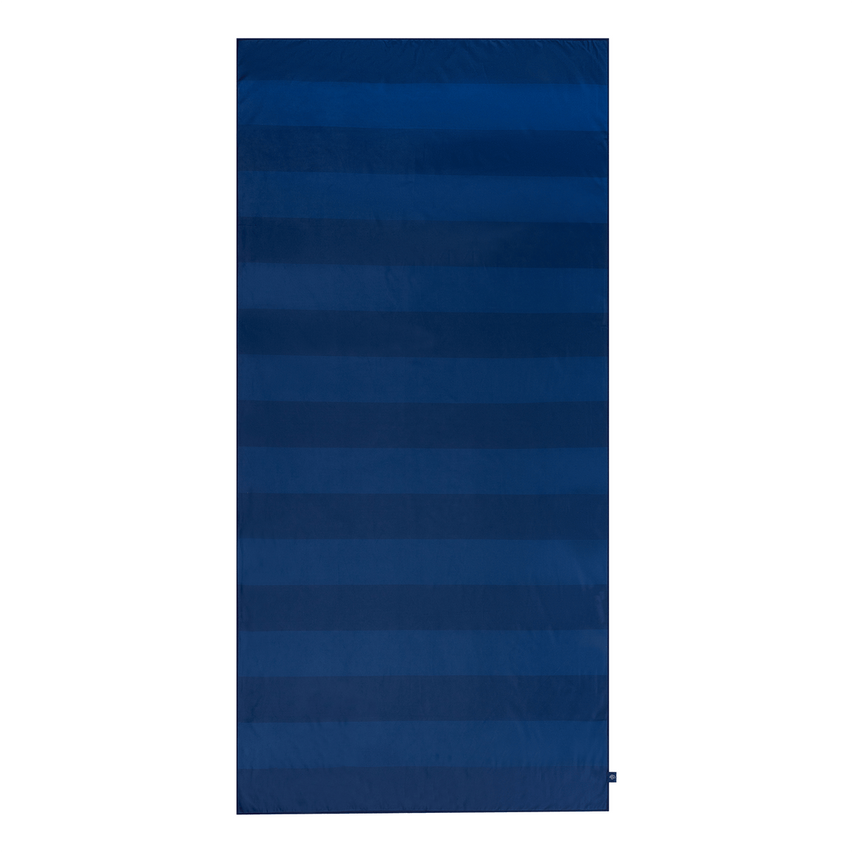 Vibrant stripes | blauwe microvezel handdoek 180 x 90 cm