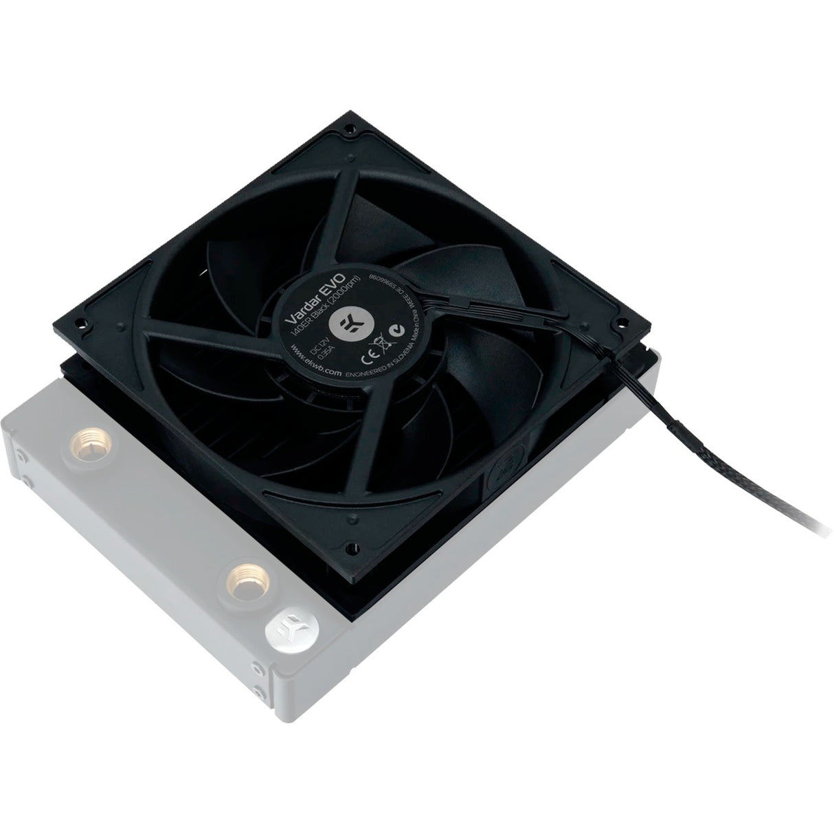 EKWB EK-Vardar EVO 140ER Black BB (500-2000rpm)