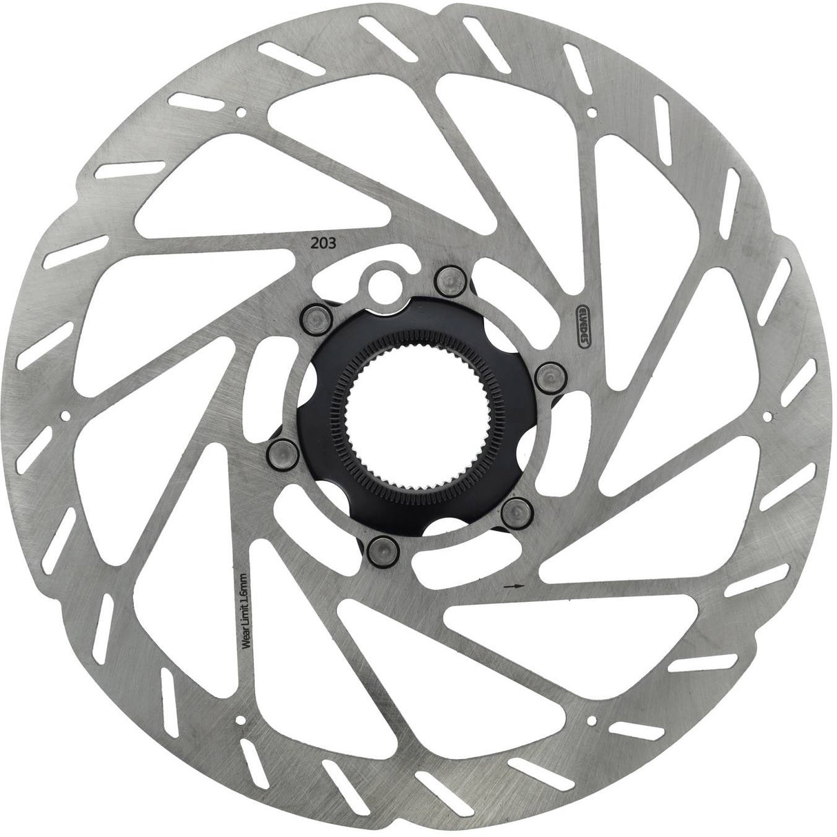 Elvedes remschijf centerlock �203mm t=1,8mm sensor magneet