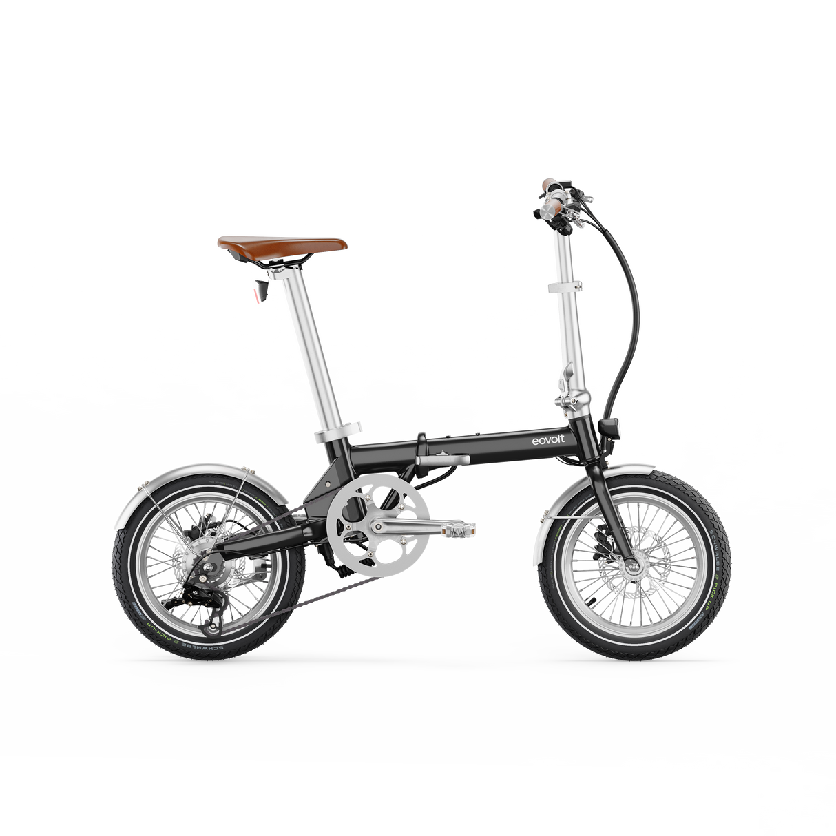 Eovolt elektrische vouwfiets morning 16 vintage v3 zwart