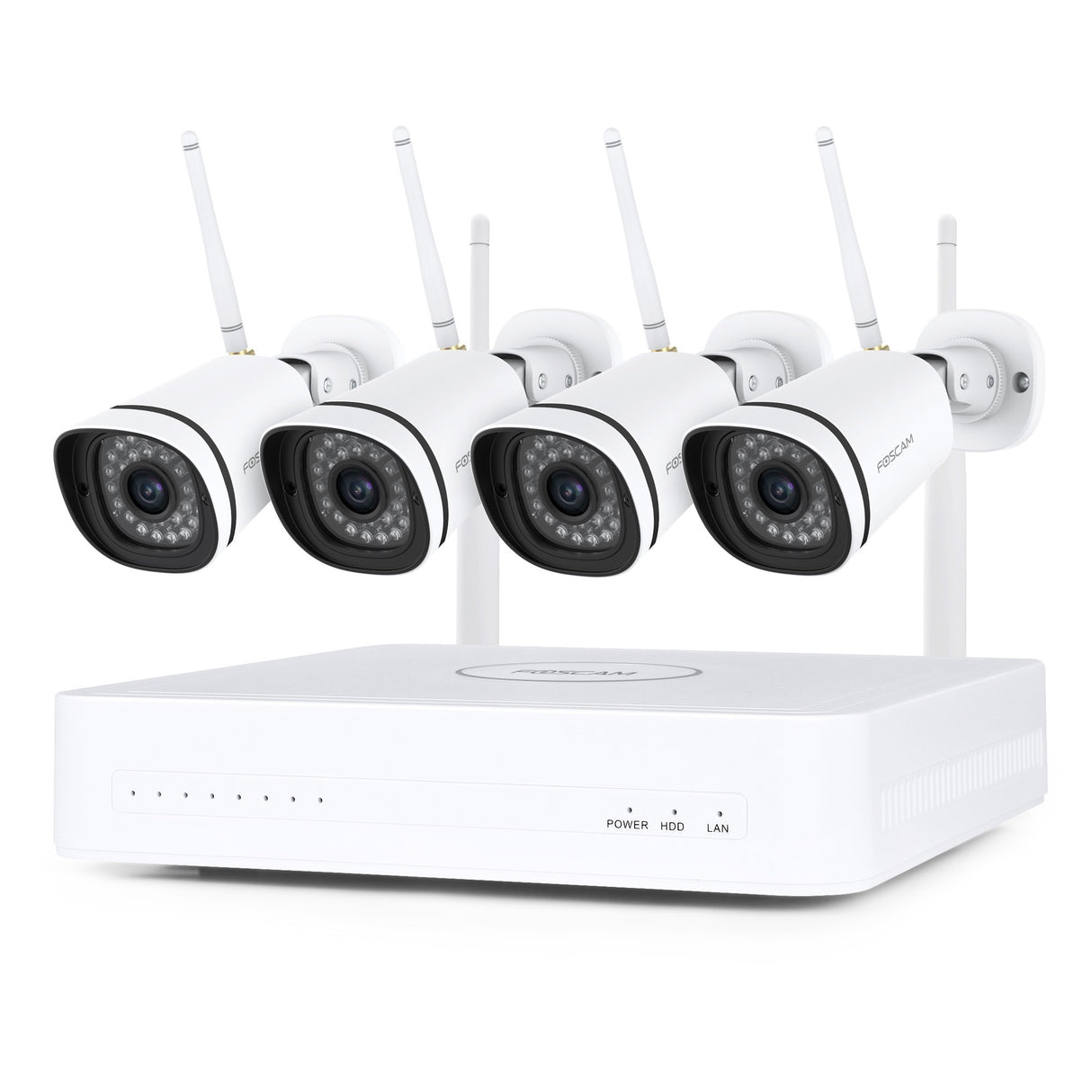 Foscam FN8108W-B4-1T, 2K 3MP 8-kanaals WiFi beveiligingss