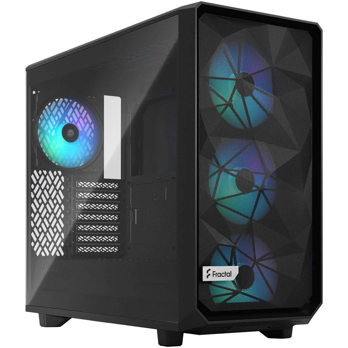 Fractal design meshify 2 lite rgb black tg light tint