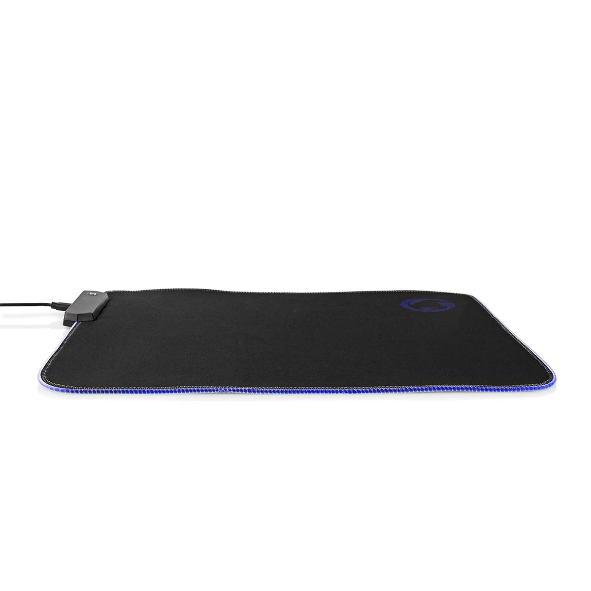 Nedis gaming muismat | microfiber rubberen | zwart - gmpdl110bk