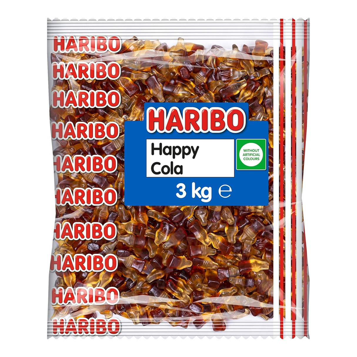 Haribo happy cola flesjes klein (3kg)