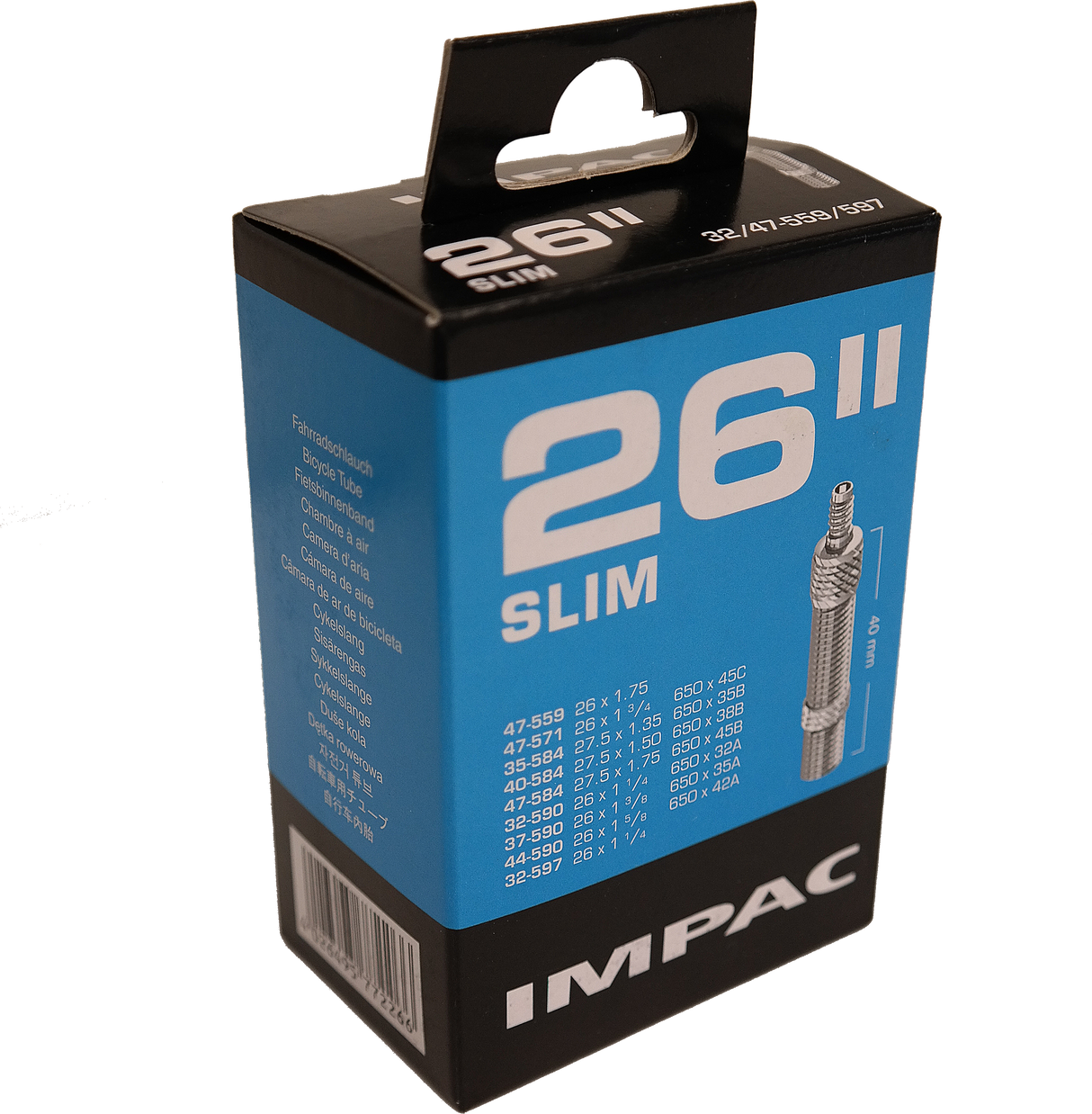 Impac ( schwalbe ) binnenband dv12 26 inch 32 47-597 40 mm